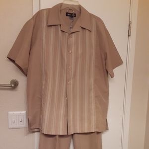 Men's shirt and slacks set